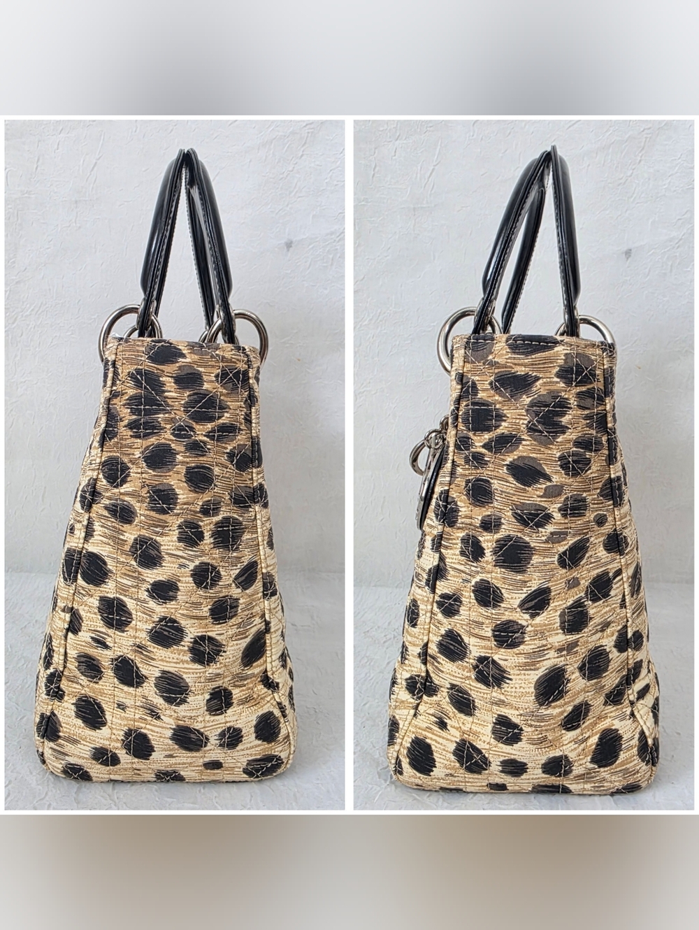 Auth Dior Lady Dior Medium Print Medium Bag - Picture 12 of 13